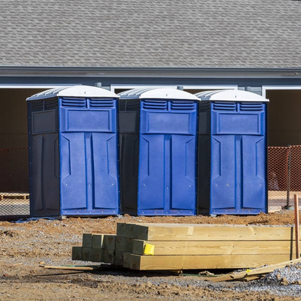 what is the expected delivery and pickup timeframe for the portable toilets in Eatontown New Jersey